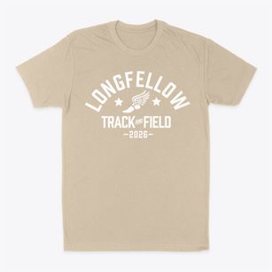 Longfellow Elementary School Track and Field Classic Dad T-Shirt