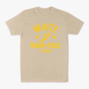 White Early Childhood Center Track and Field Classic Dad T-Shirt