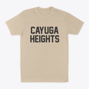 Cayuga Heights New York Classic Block Classic Dad T-Shirt