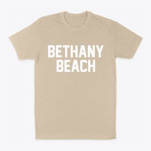 Bethany Beach Delaware Classic Block Classic Dad T-Shirt