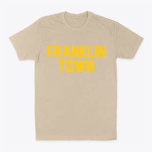 Franklin Town Massachusetts Classic Block Classic Dad T-Shirt