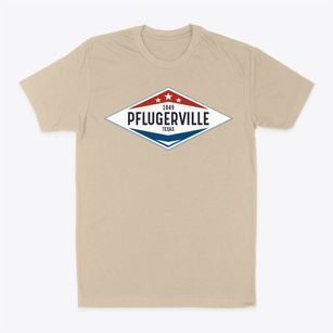Pflugerville Texas Diamond Star Classic Dad T-Shirt