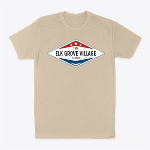 Elk Grove Village Illinois Diamond Star Classic Dad T-Shirt