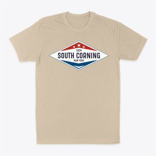 South Corning New York Diamond Star Classic Dad T-Shirt