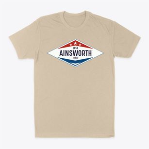 Ainsworth Iowa Diamond Star Classic Dad T-Shirt