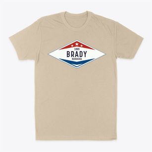 Brady Nebraska Diamond Star Classic Dad T-Shirt