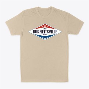 Burnettsville Indiana Diamond Star Classic Dad T-Shirt