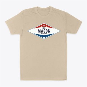 Mason Michigan Diamond Star Classic Dad T-Shirt