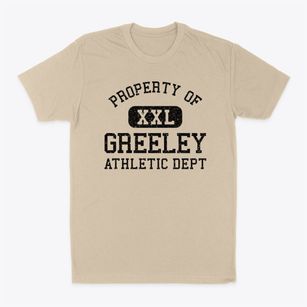 Greeley Colorado Athletic Dept Classic Dad T-Shirt