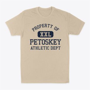 Petoskey Michigan Athletic Dept Classic Dad T-Shirt