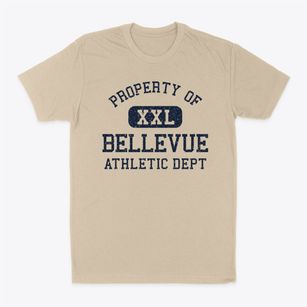 Bellevue Texas Athletic Dept Classic Dad T-Shirt