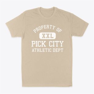 Pick City North Dakota Athletic Dept Classic Dad T-Shirt