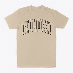 Biloxi Mississippi Trendy Block Classic Dad T-Shirt