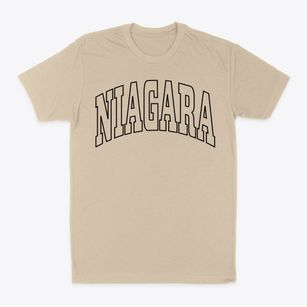 Niagara Wisconsin Trendy Block Classic Dad T-Shirt