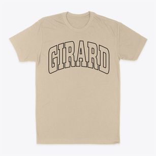 Girard Texas Trendy Block Classic Dad T-Shirt