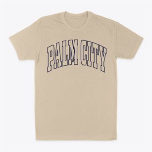 Palm City Florida Trendy Block Classic Dad T-Shirt