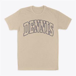 Dennis Massachusetts Trendy Block Classic Dad T-Shirt