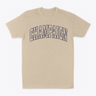 Champaign Illinois Trendy Block Classic Dad T-Shirt