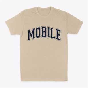 Mobile Alabama Varsity Classic Dad T-Shirt