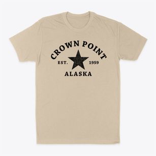 Crown Point Alaska Star Classic Dad T-Shirt