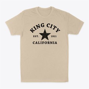 King City California Star Classic Dad T-Shirt