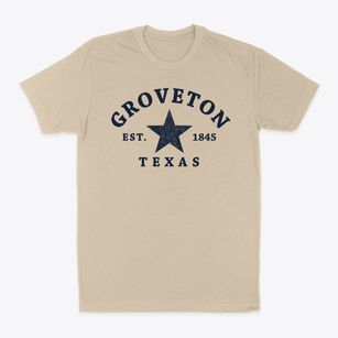Groveton Texas Star Classic Dad T-Shirt