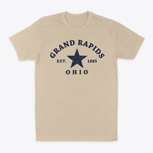 Grand Rapids Ohio Star Classic Dad T-Shirt
