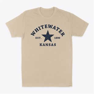 Whitewater Kansas Star Classic Dad T-Shirt
