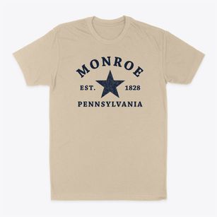 Monroe Pennsylvania Star Classic Dad T-Shirt
