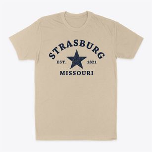 Strasburg Missouri Star Classic Dad T-Shirt