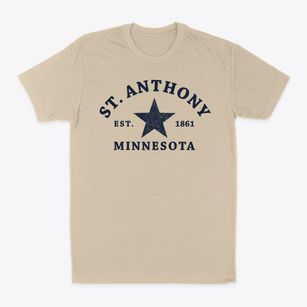 St. Anthony Minnesota Star Classic Dad T-Shirt