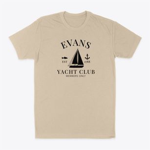 Evans Georgia Yacht Club Classic Dad T-Shirt