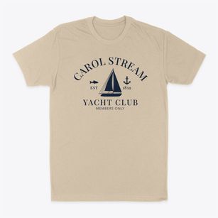 Carol Stream Illinois Yacht Club Classic Dad T-Shirt