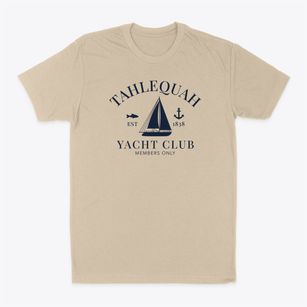 Tahlequah Oklahoma Yacht Club Classic Dad T-Shirt