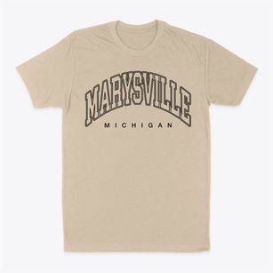 Marysville Michigan Inline Classic Dad T-Shirt