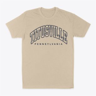 Titusville Pennsylvania Inline Classic Dad T-Shirt