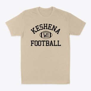 Keshena Wisconsin Football Classic Dad T-Shirt