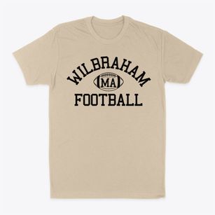 Wilbraham Massachusetts Football Classic Dad T-Shirt