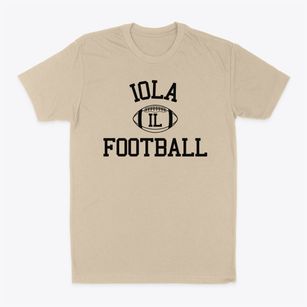 Iola Illinois Football Classic Dad T-Shirt