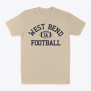 West Bend Iowa Football Classic Dad T-Shirt