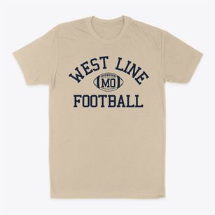West Line Missouri Football Classic Dad T-Shirt