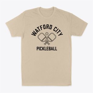 Watford City North Dakota Pickleball Classic Dad T-Shirt