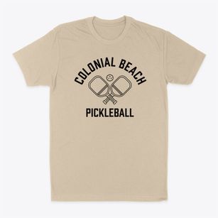 Colonial Beach Virginia Pickleball Classic Dad T-Shirt