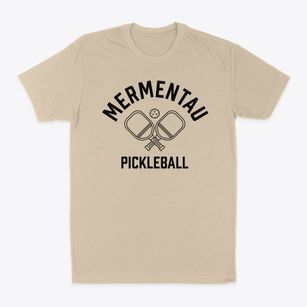 Mermentau Louisiana Pickleball Classic Dad T-Shirt