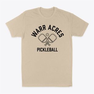 Warr Acres Oklahoma Pickleball Classic Dad T-Shirt