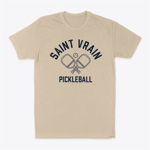 Saint Vrain New Mexico Pickleball Classic Dad T-Shirt