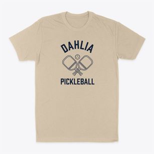 Dahlia Washington Pickleball Classic Dad T-Shirt
