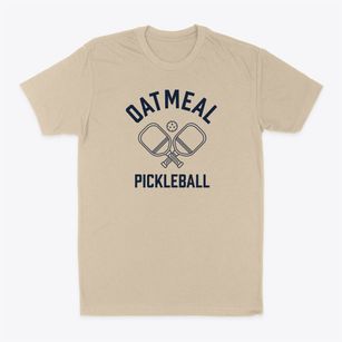 Oatmeal Texas Pickleball Classic Dad T-Shirt