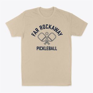 Far Rockaway New York Pickleball Classic Dad T-Shirt
