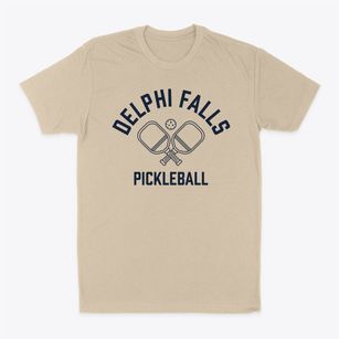 Delphi Falls New York Pickleball Classic Dad T-Shirt